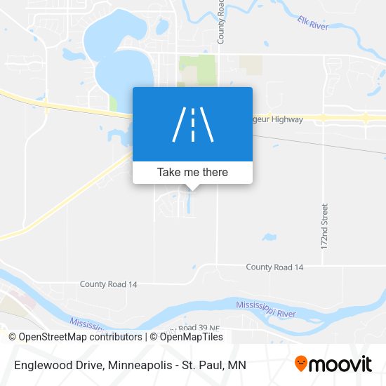 Englewood Drive map