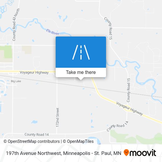 197th Avenue Northwest map