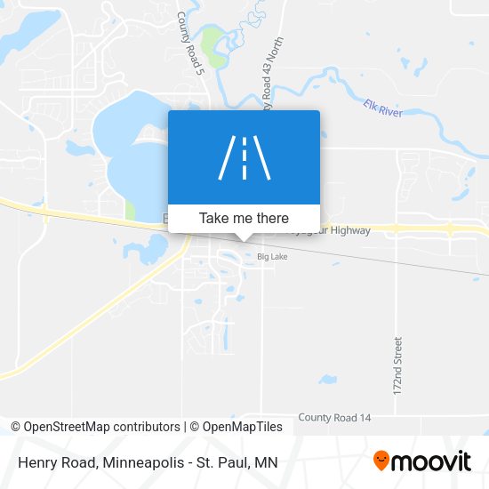 Henry Road map