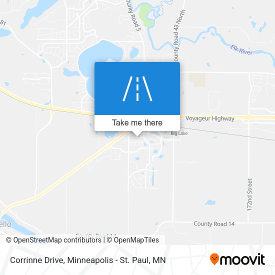 Mapa de Corrinne Drive