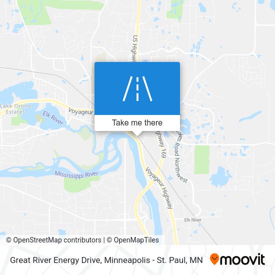 Great River Energy Drive map