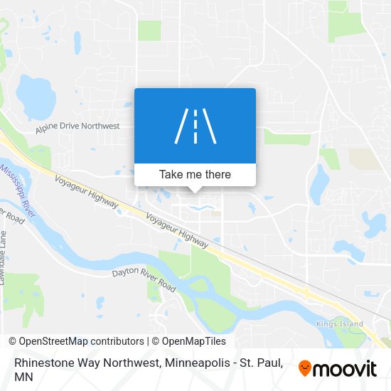 Mapa de Rhinestone Way Northwest