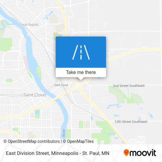 Mapa de East Division Street