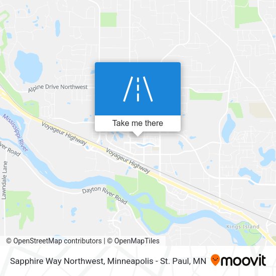 Mapa de Sapphire Way Northwest