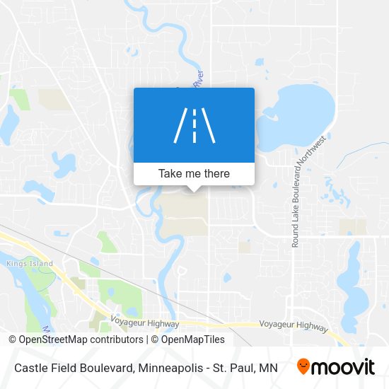 Castle Field Boulevard map