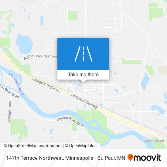 Mapa de 147th Terrace Northwest