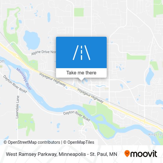 Mapa de West Ramsey Parkway