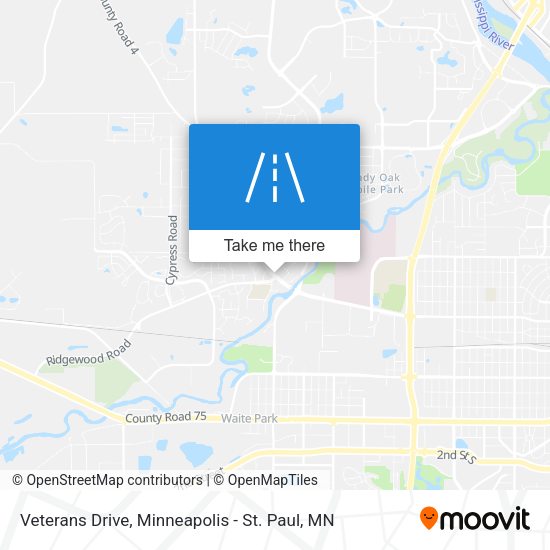 Veterans Drive map