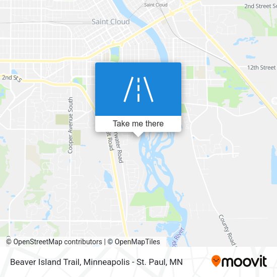 Mapa de Beaver Island Trail