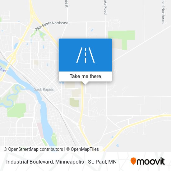 Industrial Boulevard map