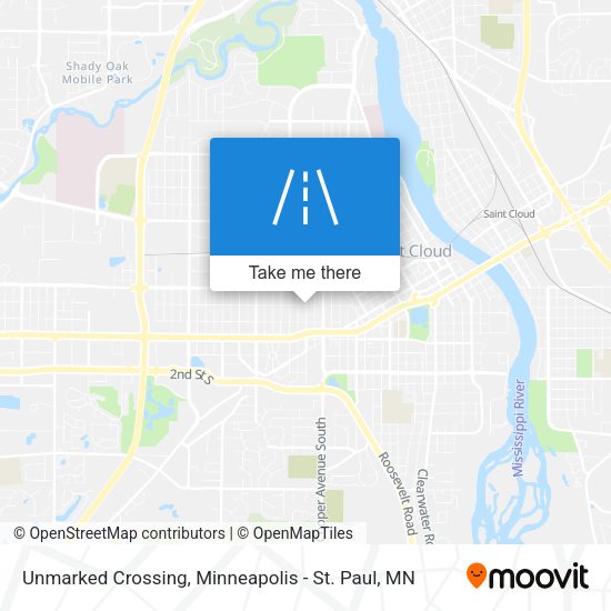 Unmarked Crossing map