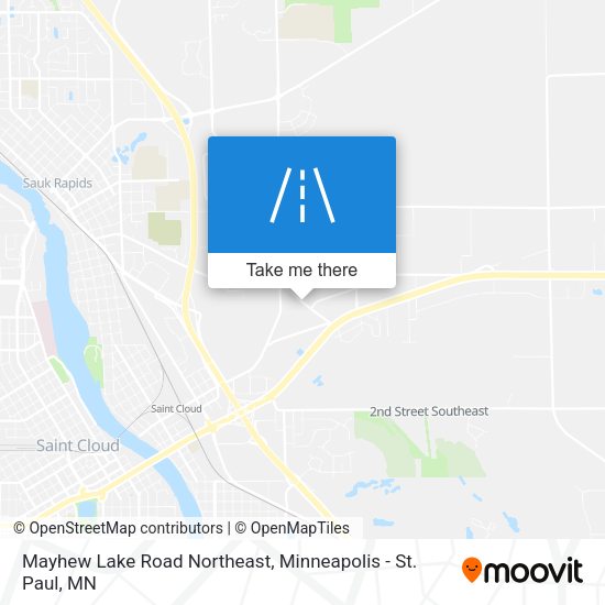 Mayhew Lake Road Northeast map