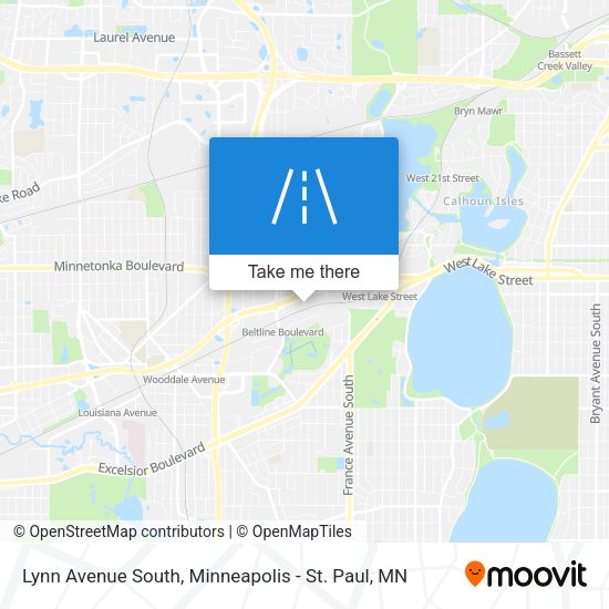 Lynn Avenue South map
