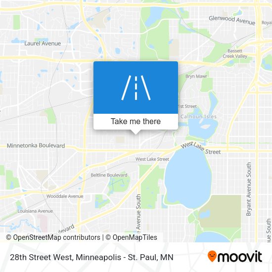 Mapa de 28th Street West
