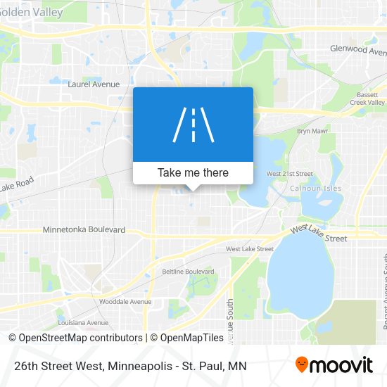 Mapa de 26th Street West