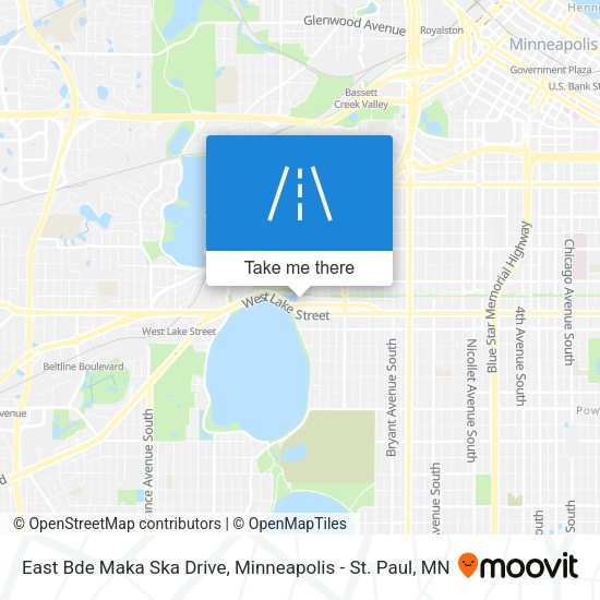 Mapa de East Bde Maka Ska Drive