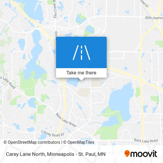 Mapa de Carey Lane North