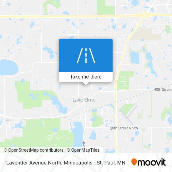 Lavender Avenue North map