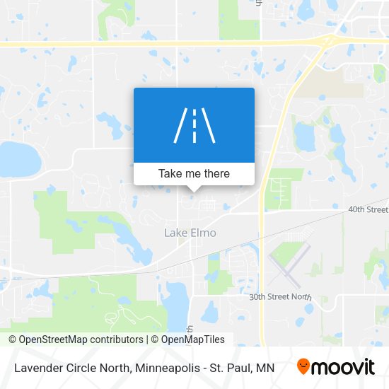 Mapa de Lavender Circle North
