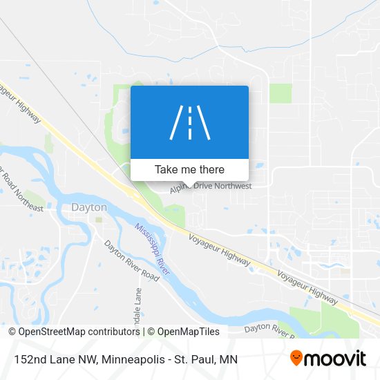 Mapa de 152nd Lane NW