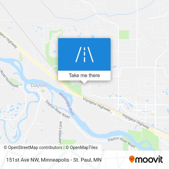 151st Ave NW map