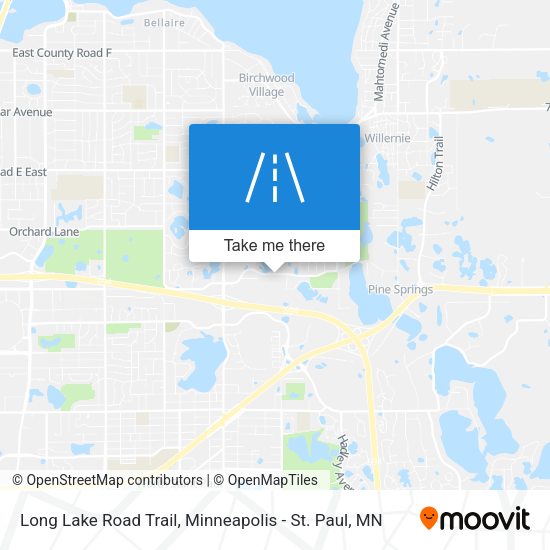 Long Lake Road Trail map