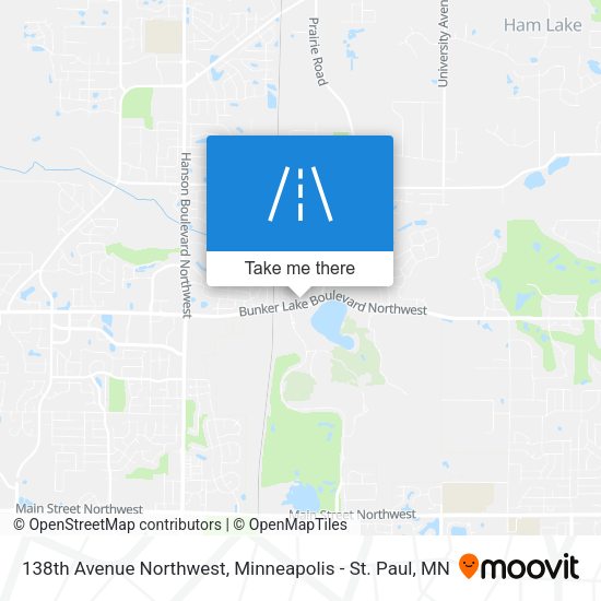 Mapa de 138th Avenue Northwest