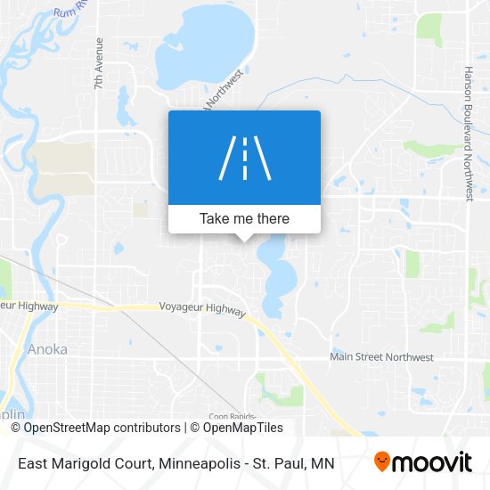 East Marigold Court map
