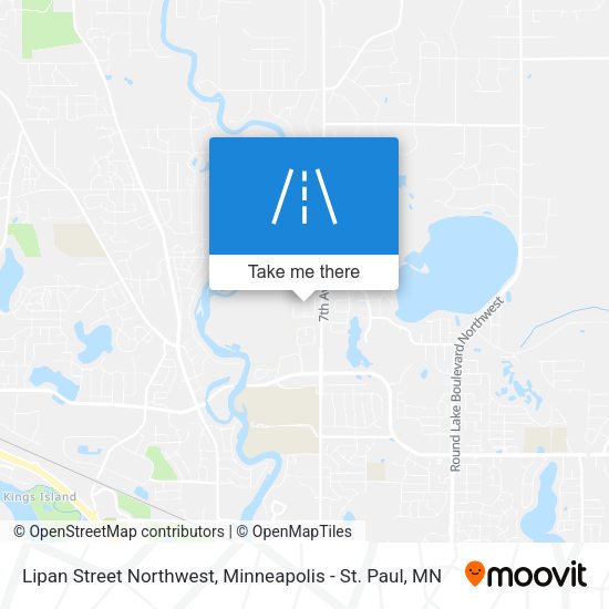Mapa de Lipan Street Northwest