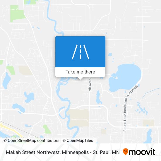 Makah Street Northwest map