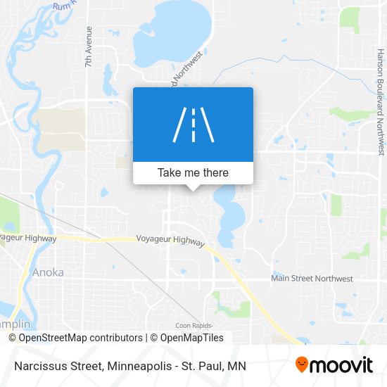 Mapa de Narcissus Street