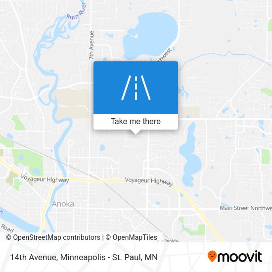 Mapa de 14th Avenue