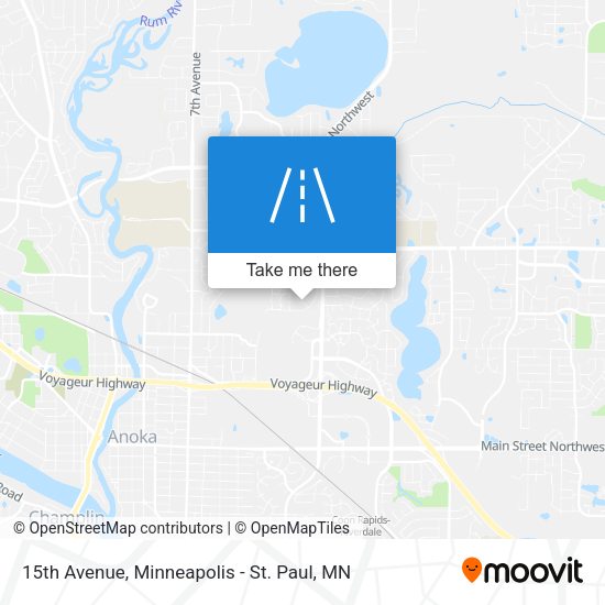 15th Avenue map