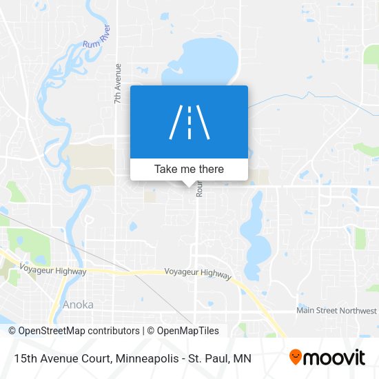 15th Avenue Court map