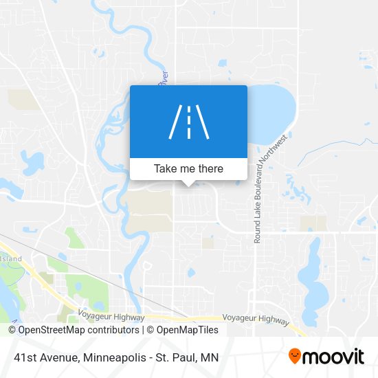 41st Avenue map