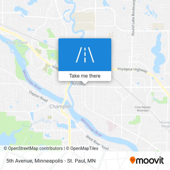 5th Avenue map