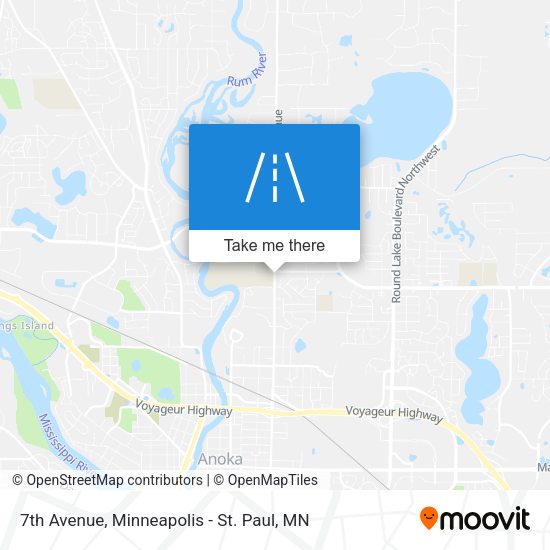 7th Avenue map