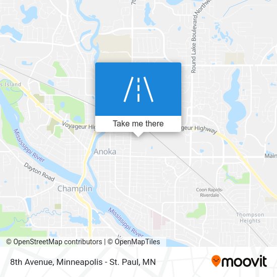 8th Avenue map