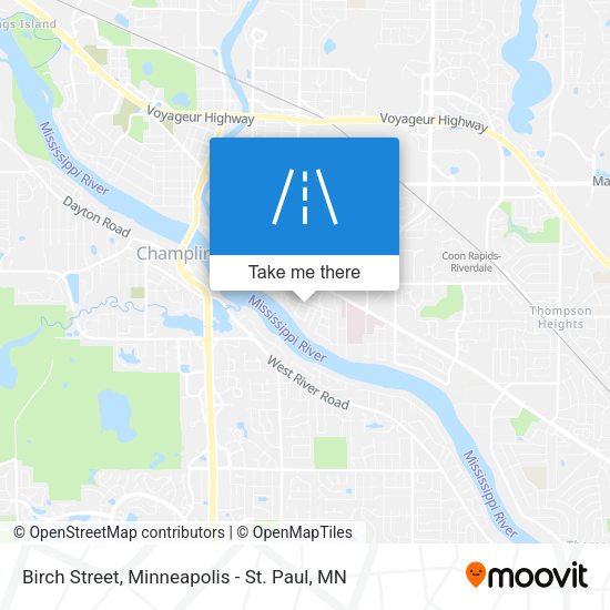 Birch Street map