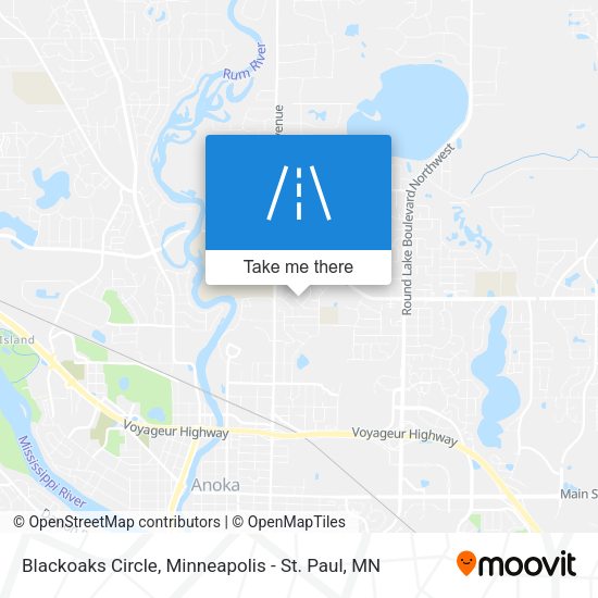 Blackoaks Circle map