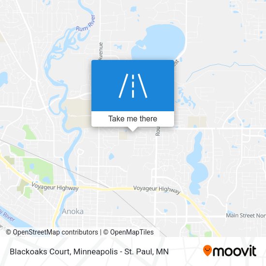 Blackoaks Court map