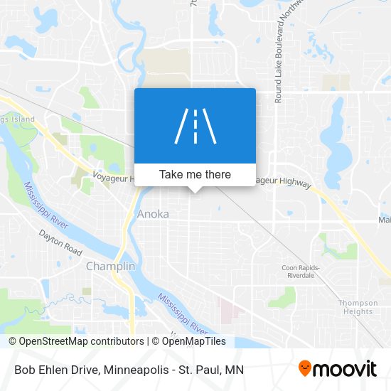 Mapa de Bob Ehlen Drive
