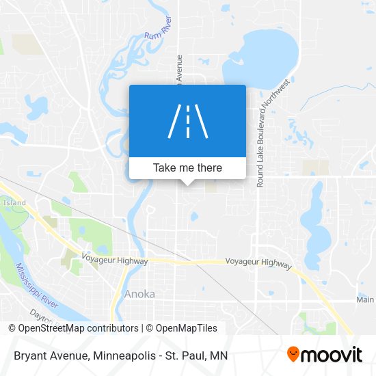 Mapa de Bryant Avenue