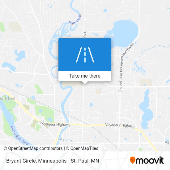 Bryant Circle map