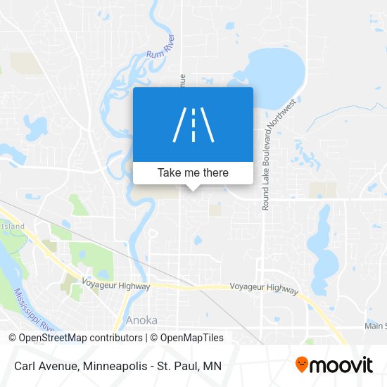 Carl Avenue map