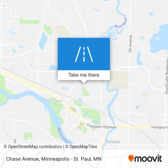 Mapa de Chase Avenue