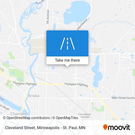 Cleveland Street map