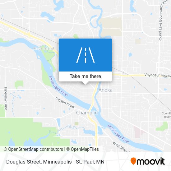 Mapa de Douglas Street