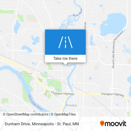 Dunham Drive map