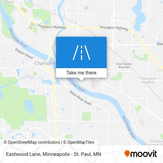 Mapa de Eastwood Lane